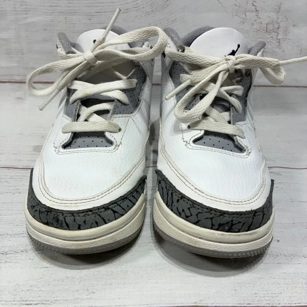 Nike Air Jordan 3 Retro‎ TD White Midnight Navy 10C DM0968-140